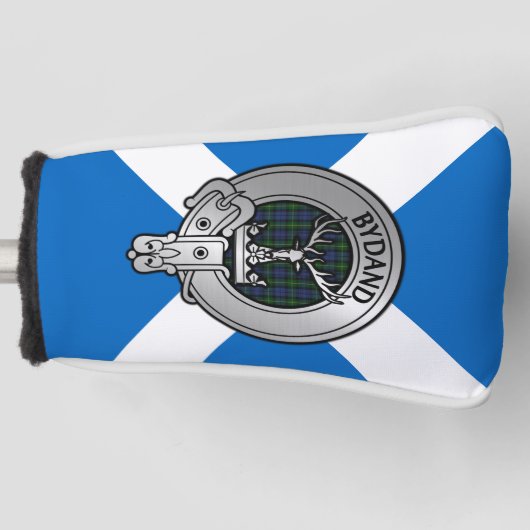 Clan Gordon Crest & Tartan Golfheadcover (Voorkant)