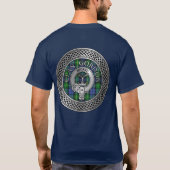 Clan Gordon Crest & Tartan Knot T-Shirt (Achterkant)