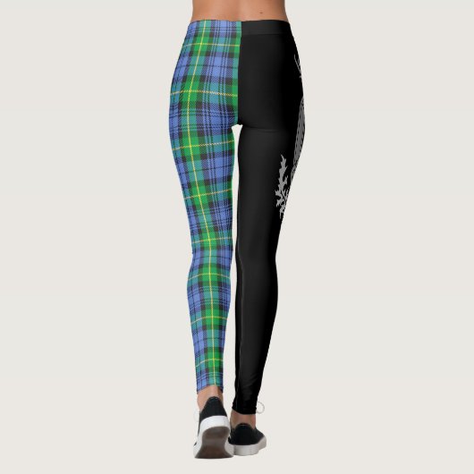 Clan Gordon Crest & Tartan Leggings (Achterkant)