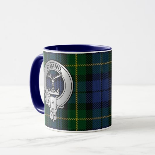 Clan Gordon Crest & Tartan Mok (Voorkant links)