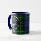 Clan Gordon Crest & Tartan Mok (Voorkant links)