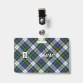 Clan Gordon Dress Tartan Badge (Voorzijde met clip)
