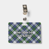 Clan Gordon Dress Tartan Badge (Achterkant met clip)