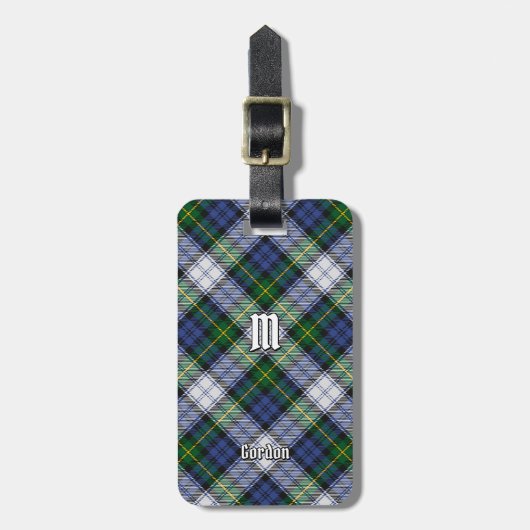 Clan Gordon Dress Tartan Bagagelabel (Voorkant verticaal)