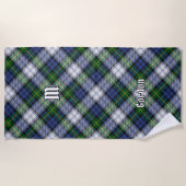 Clan Gordon Dress Tartan Beach Towel Strandlaken (Voorkant)
