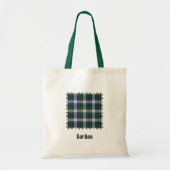 Clan Gordon Dress Tartan Canvas tas (Voorkant)