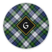 Clan Gordon Dress Tartan Ceramic Knob Keramische Knop (Voorkant)