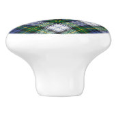 Clan Gordon Dress Tartan Ceramic Knob Keramische Knop (Zijkant)