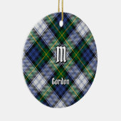 Clan Gordon Dress Tartan Ceramic Ornament (Rechts)