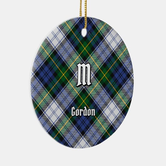 Clan Gordon Dress Tartan Ceramic Ornament (Rechts)