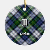 Clan Gordon Dress Tartan Ceramic Ornament (Voorkant)