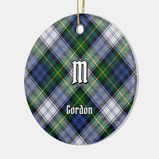 Clan Gordon Dress Tartan Ceramic Ornament (Links)