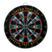 Clan Gordon Dress Tartan Dart Board Dartbord (Voorkant)
