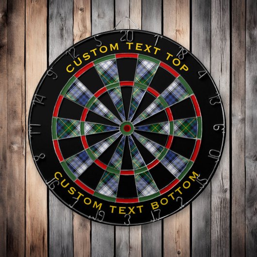 Clan Gordon Dress Tartan Dart Board Dartbord