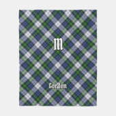 Clan Gordon Dress Tartan Fleece Blanket (Voorkant)