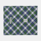 Clan Gordon Dress Tartan Fleece Blanket (Voorkant (Horizontaal))