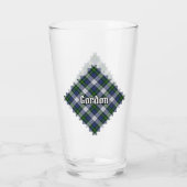 Clan Gordon Dress Tartan Glass Glas (Achterkant)