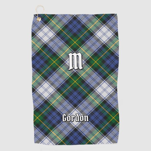 Clan Gordon Dress Tartan Golf Towel Golfhanddoek (Voorkant)
