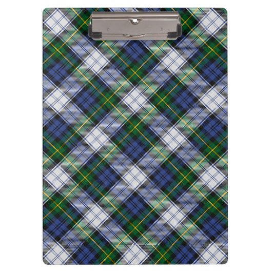 Clan Gordon Dress Tartan Klembord (Voorkant)