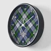 Clan Gordon Dress Tartan Large Clock (Hoek)