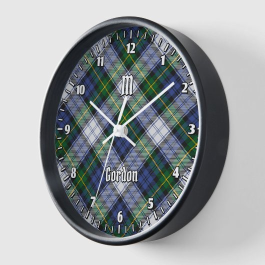 Clan Gordon Dress Tartan Large Clock (Hoek)