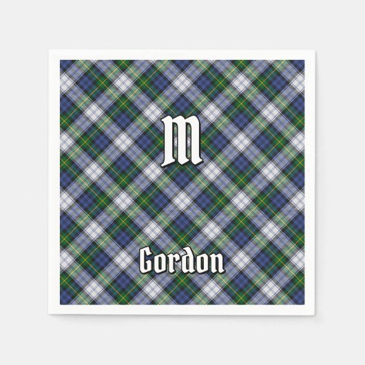 Clan Gordon Dress Tartan Napkins Servet (Voorkant)