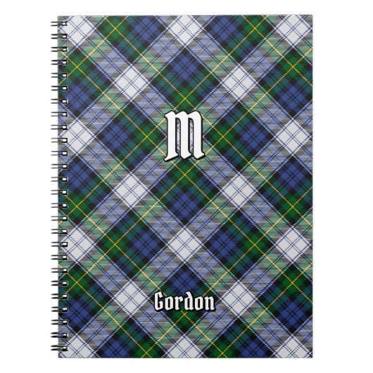 Clan Gordon Dress Tartan Notitieboek (Voorkant)