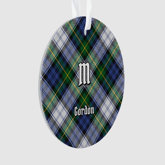 Clan Gordon Dress Tartan Ornament (voorkant)