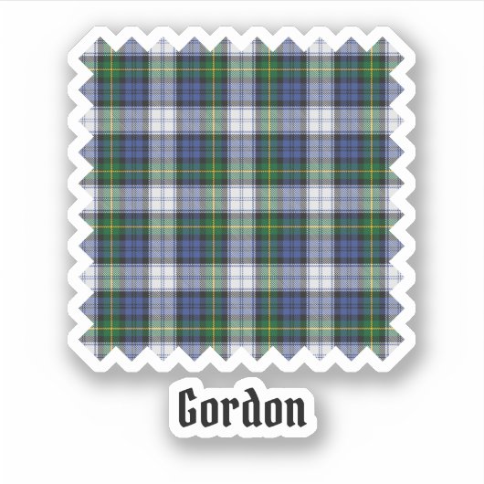 Clan Gordon Dress Tartan Sticker (Voorkant)