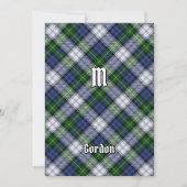 Clan Gordon Dress Tartan Uitnodiging (Voorkant)