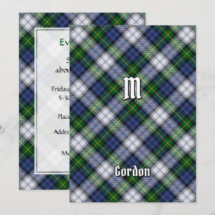 Clan Gordon Dress Tartan Uitnodiging
