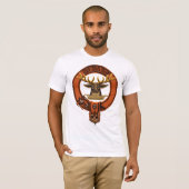 Clan Gordon Family Crest en Targe T-shirt (Voorkant volledig)