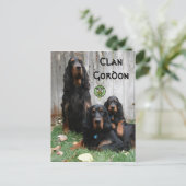 Clan Gordon, Gordon Setter Generations Briefkaart (Staand voorkant)