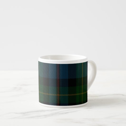 Clan Gordon Huntly Tartan Espresso Mok (Voorkant rechts)
