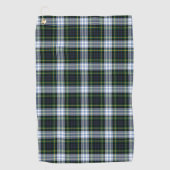 Clan Gordon Plaid Tartan Green White Check Golfhanddoek (Voorkant)