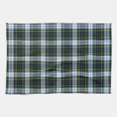 Clan Gordon Plaid Tartan Green White Check Theedoek (Horizontaal)