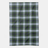 Clan Gordon Plaid Tartan Green White Check Theedoek (Verticaal)
