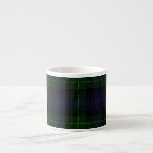 Clan Gordon Regimental Tartan Espresso Mok (Voorkant)