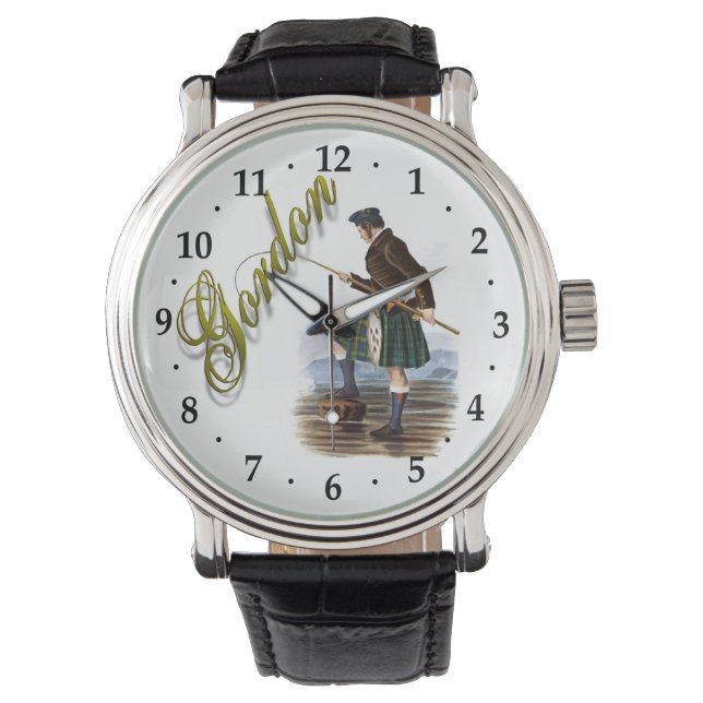 Clan Gordon Scottish Dream Watch Horloge (Voorkant)