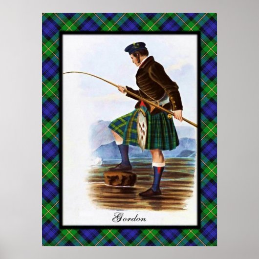 Clan Gordon Scottish Dreams Poster (Voorkant)