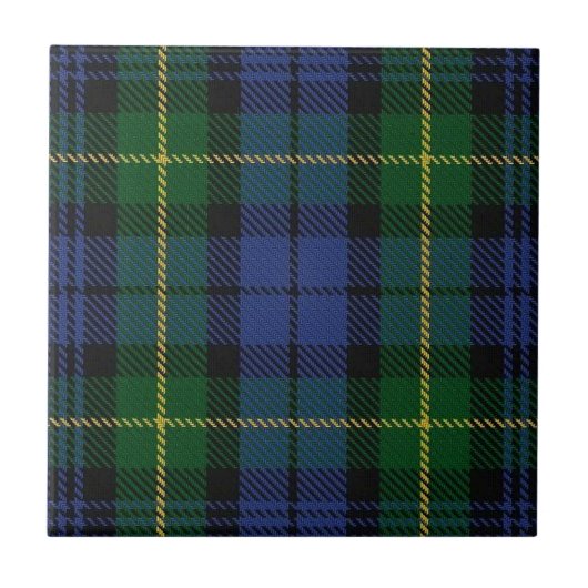 Clan Gordon Scottish Expressions Tartan Tegeltje (Voorkant)