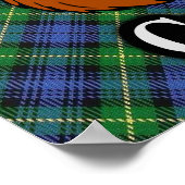 Clan Gordon Scottish Tartan Poster (Hoek)