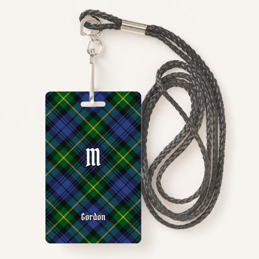 Clan Gordon Tartan Badge (Voorkant met draagriem)