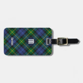 Clan Gordon Tartan Bagagelabel (Voorkant horizontaal)