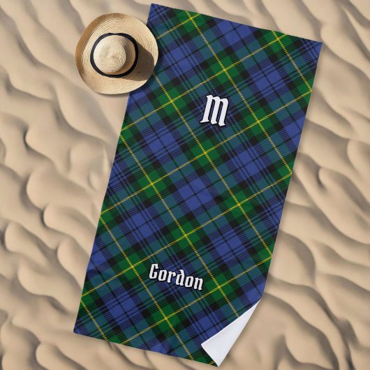 Clan Gordon Tartan Beach Towel Strandlaken