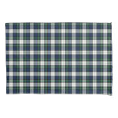 Clan Gordon Tartan Blauw en Wit Schots Plaid Kussensloop (Voorkant)