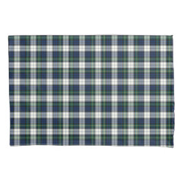 Clan Gordon Tartan Blauw en Wit Schots Plaid Kussensloop