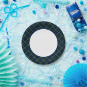 Clan Gordon Tartan Border Papieren Bordje (Feest)