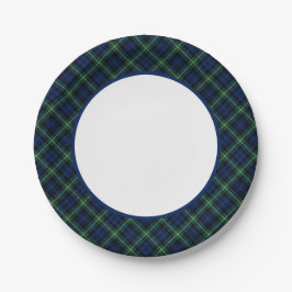 Clan Gordon Tartan Border Papieren Bordje