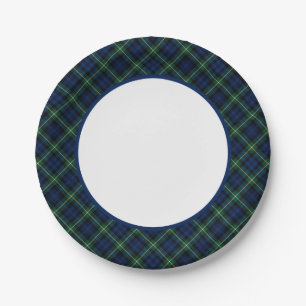 Clan Gordon Tartan Border Papieren Bordje